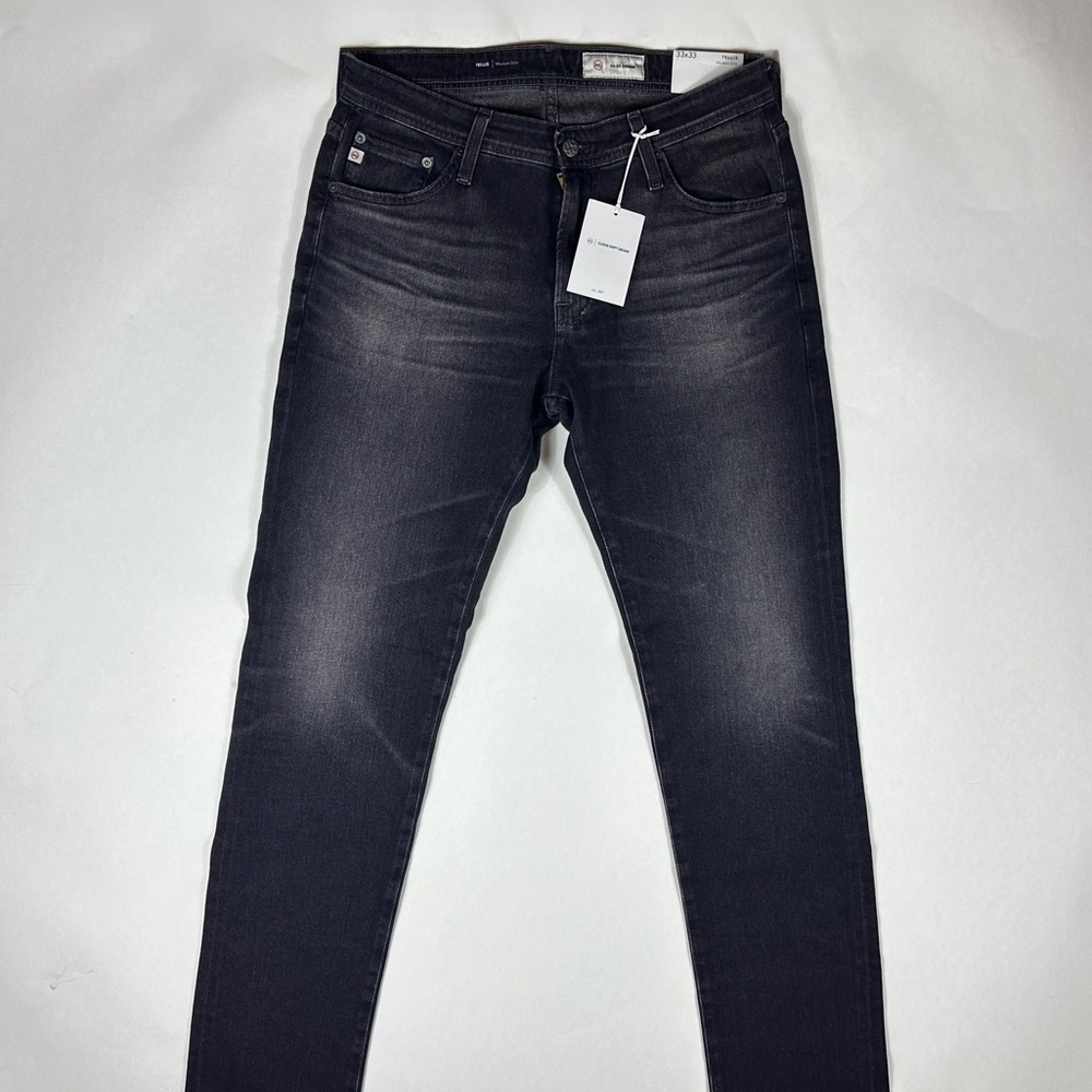 AG Men’s Tellis Cloud Soft Denim Jeans - 33x33 - 12 Years Cave (Black) NWT